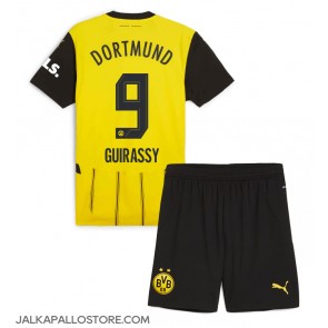 Borussia Dortmund Serhou Guirassy #9 Kotipaita Lapsille 2024-25 Lyhythihainen (+ shortsit)